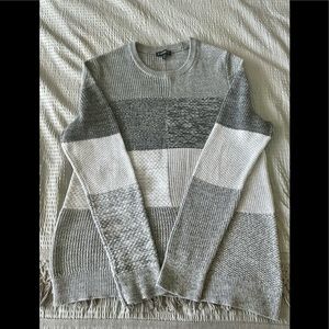 Express 100% cotton multi-color sweater